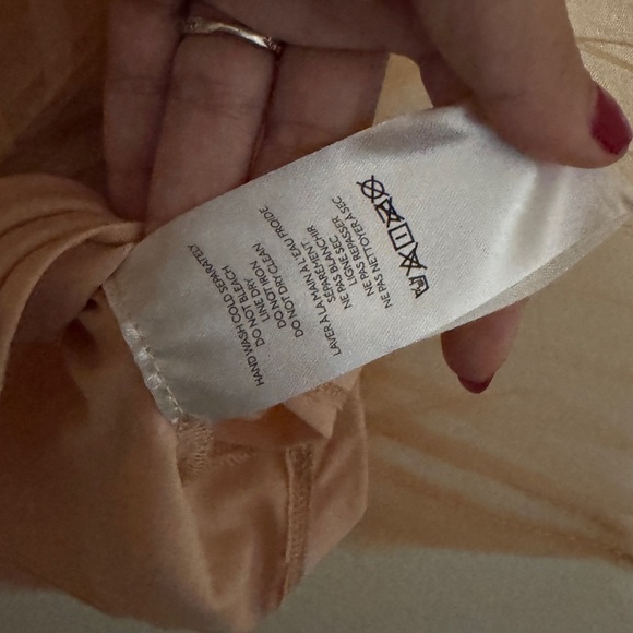 Anthropologie peach pleated tank - Picture 7 of 8